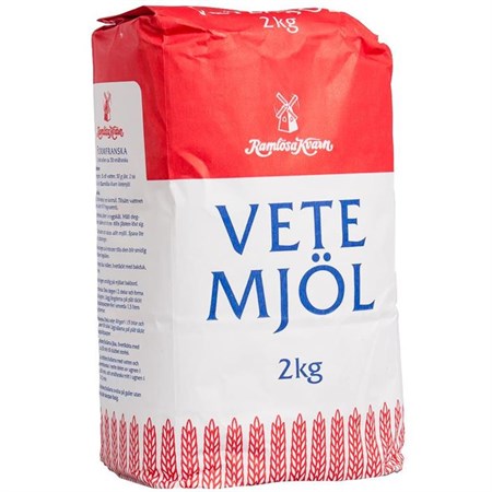 Vetemjöl Ramlösa kvarn 6 x 2Kg