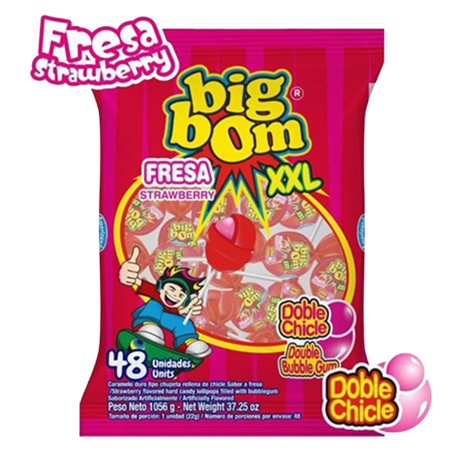 Klubba XXL Strawberry (14) x 48p