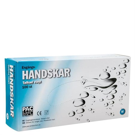 Handske Vinyl 100-p