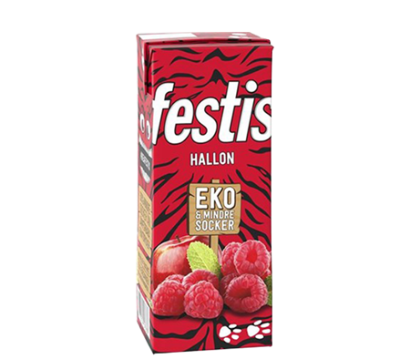 Festis 30 x 20cl Hallon Tetra pak