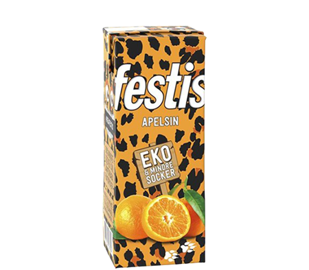 Festis 30 x 20cl Apelsin Tetra pak