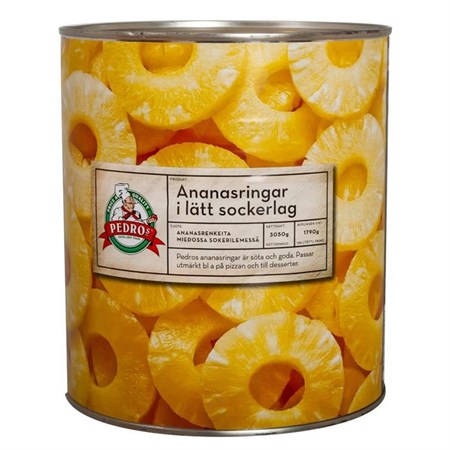 Ananas Konserv Ringar 3kg
