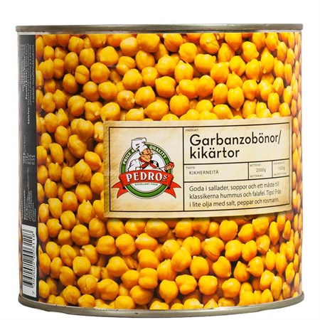Kikärter Konserv 2,5kg
