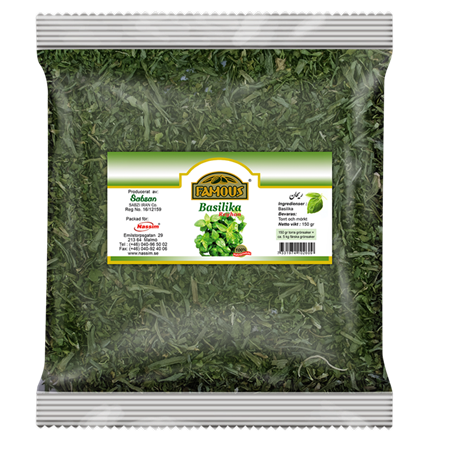 Torkade Basilika 16 x 150g