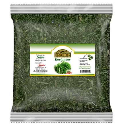 Torkade Koriander 16 x 150g