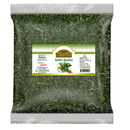 Torkade Sabzi Koko30 x 150g