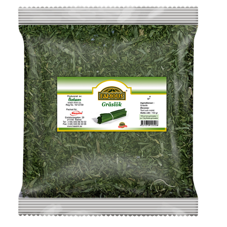 Torkade Gräslök 30 x 150g