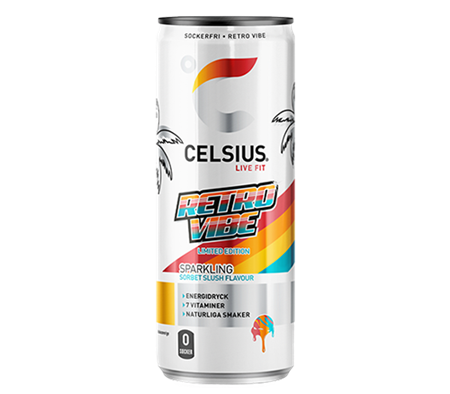 Celsius 24x355ml Retro Vibe