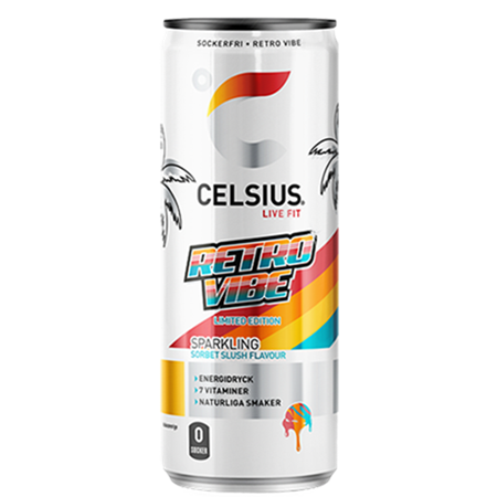 Celsius 24x355ml Retro Vibe