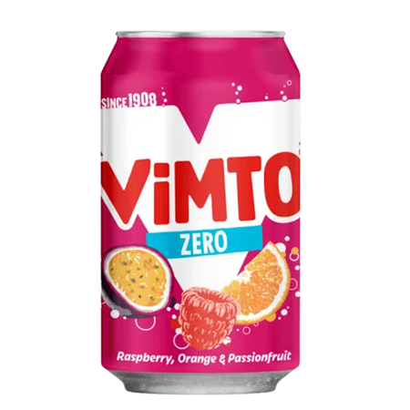 Vimto 20 x 33cl Zero passion