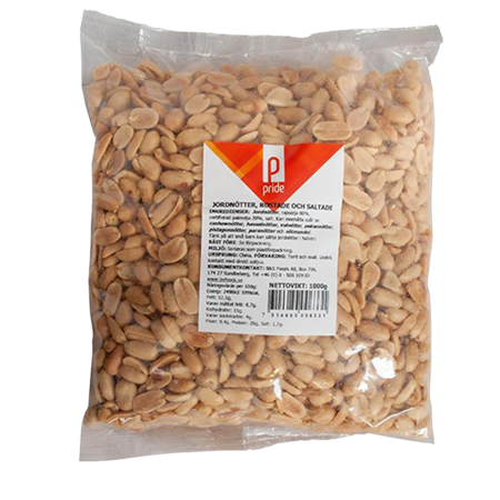 Jordnötter Saltade 8 x 1kg