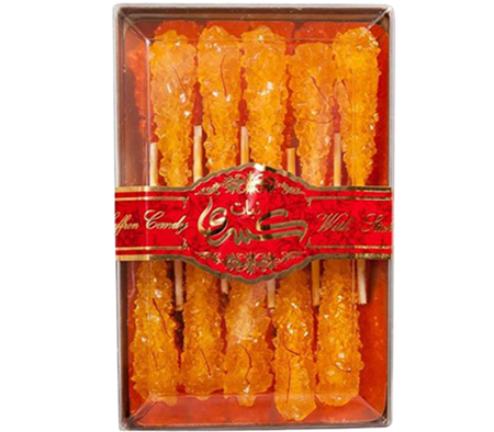 Kristallsocker Pinne 24 x 200g Gul