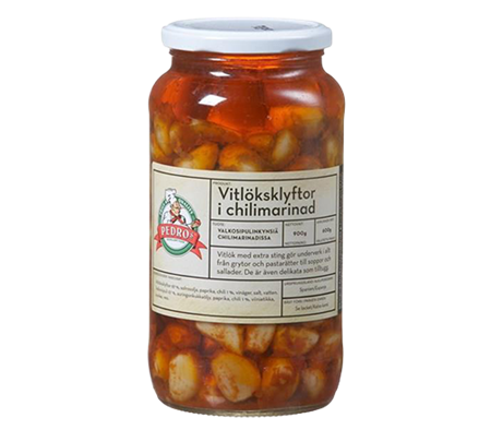 Vitlöksklyftor Chili 6 x 900g