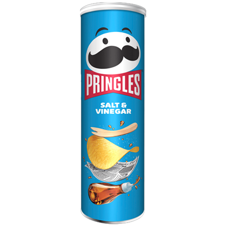 Pringles Salt&Vinäger 19x165g