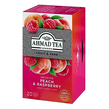 Te Ahmad Lyx Peach&Raspberry 6 x 40g